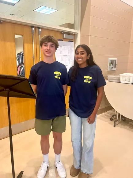 Weston student performing on stage
