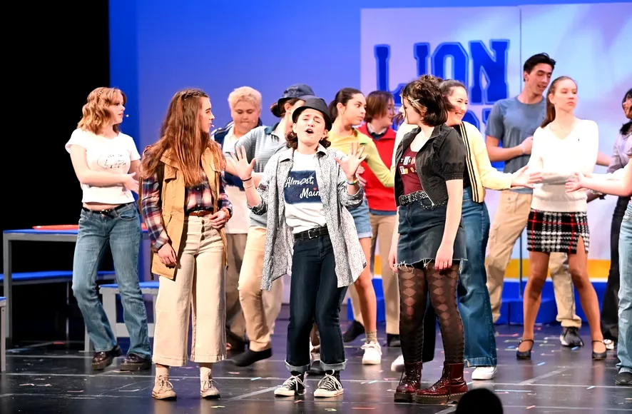 Weston High School students performing together